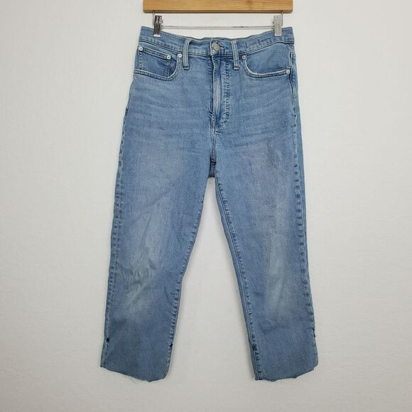 Madewell Denim - Madewell Womens The Perfect Vintage Jean Size 27 DIY Crop NA918 Ellicot Wash